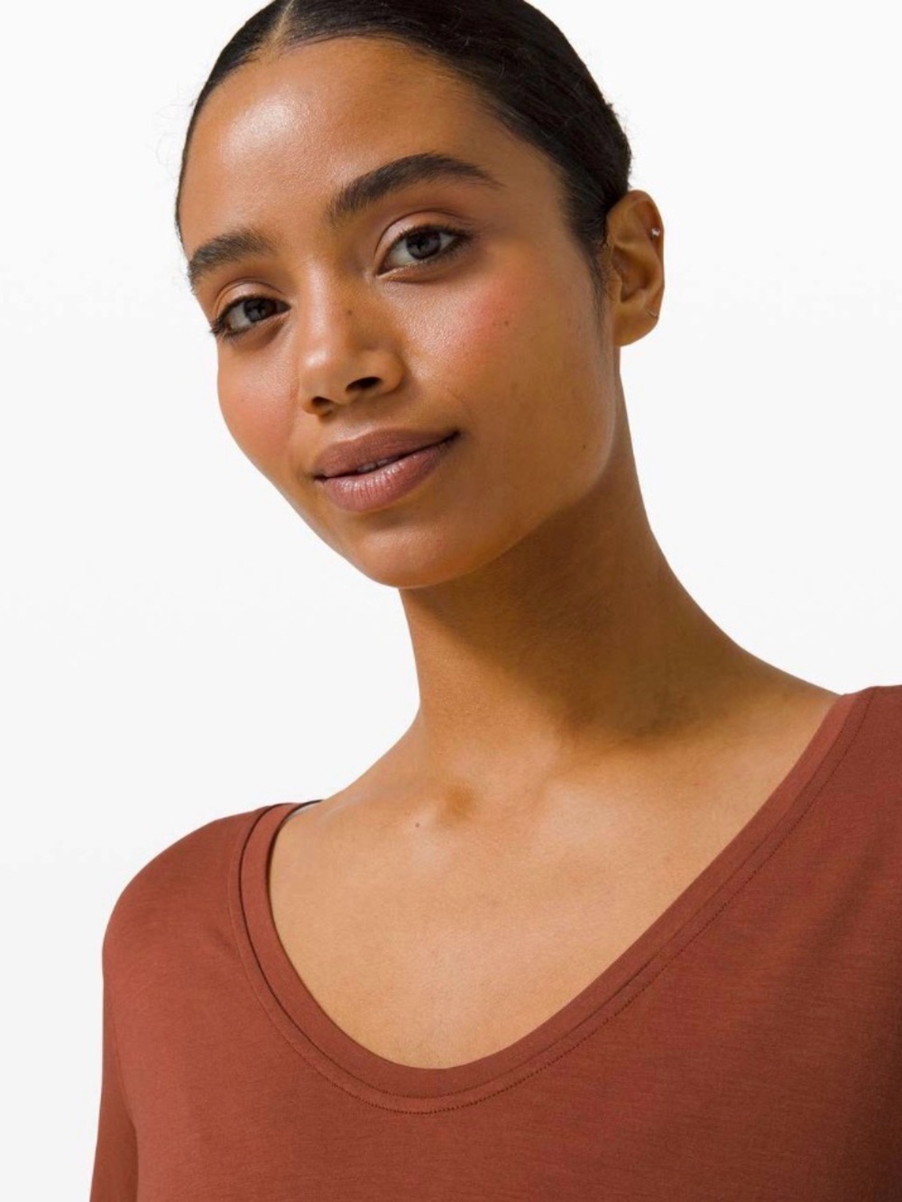 Lululemon Up for Down Time Long Sleeve,
Dark Terracotta, size 10 - Picture 3 of 11